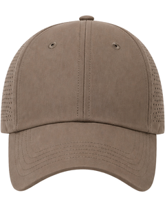 Casquette de baseball sportive respirante marron kaki avec sangle réglable, légère, séchage rapide, pour course en extérieur, gym, usage décontracté, qualité supérieure - Product Image 5