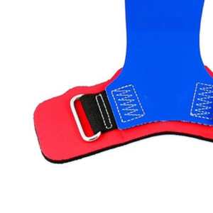 Poignées d'exercice ajustables en néoprène pour les doigts et la paume, pour l'entraînement physique, avec coussinet bleu et sangle de maintien sécurisée, modèle 2026 - Product Image 6