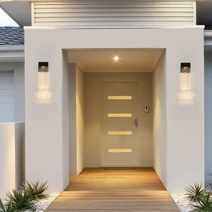 Lampada da parete a LED trasparente impermeabile per esterni, supporta diversi tipi di lampadine - Confezione da 2 - Product Image 2