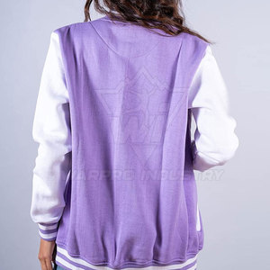 Trendy Women Letterman Jacket Street Fashion Jacket Comfortable Wear Custom Embroidery Manufacturer - Product Image 2