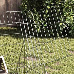 Jaula para Pollos de Acero Galvanizado 255.91 X 21.65 X 21.65 Pulgadas, Jaula para Animales Plateada 255.91 X 21.65 X 21.65 Pulgadas - Product Image 4