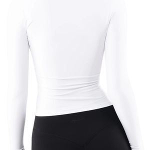 Top Corto Deportivo Sin Costuras para Mujer, Manga Larga, Aquari SE, Ajuste Elástico, Tela Suave, Estilo Deportivo - Product Image 6