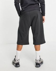 Pantalones Cortos Bermuda Negros para Hombre, Cintura Media, Elásticos, de Algodón, Casuales, Deportivos, con Bolsillos, Tejido Transpirable - Product Image 1