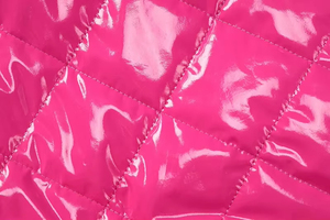 Chaqueta Bomber Corta Rosa de Piel Sintética para Mujer con Cremallera, Chaqueta de Moto de Invierno Transpirable de Piel de Oveja y Lana Adherida - Product Image 3