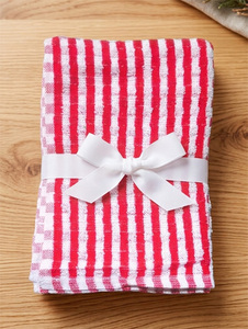 High Quality 100% Cotton <b>Kitchen</b> <b>Towel</b>, Dyed Yarn Terry <b>Towel</b> Super-Soft Skin Friendly Bio Gradeable Water Absorbency Quick Dry - Product Image 1
