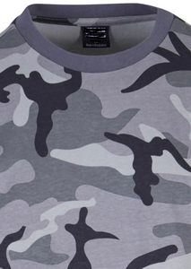 T-shirt Homme Oversize à Épaules Tombantes Imprimé Camouflage 100% Coton 240 GSM Respirant Séchage Rapide Été OEM Logo Personnalisé - Product Image 6