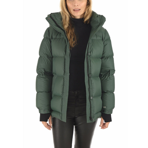 Veste matelassée en nylon pour femmes, respirante, chaude, imperméable, écologique, réversible, coupe-vent, avec doublure en bambou - Product Image 6