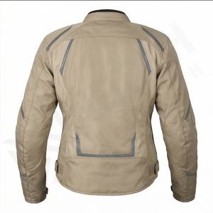 แจ็คเก็ตหนังแท้สำหรับขี่มอเตอร์ไซค์คุณภาพดีที่สุดสำหรับผู้ชาย รุ่นใหม่ล่าสุดสำหรับฤดูหนาว พร้อมแผ่นป้องกันที่ถอดออกได้ สามารถสั่งทำได้ - Product Image 2