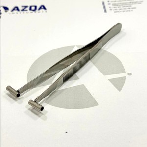 Pinza de Acero Inoxidable para Perforaciones de Septum, 5 Pulgadas con Orificio Interno de 2.5mm, Herramienta Profesional para Perforaciones Corporales - Product Image 1