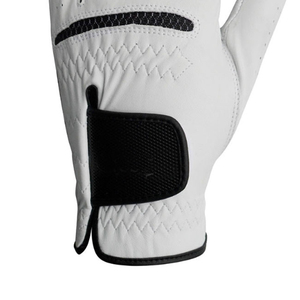 Guante de Golf Blanco para Mano Derecha DARIB IMPEX, Cuero Genuino, Transpirable, Antideslizante, Cierre de Tirón, Grabado, Unisex, Deportivo - Product Image 1