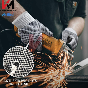 Gants de travail robustes, gants de sécurité résistants aux coupures, gants antidérapants pour la construction et l'industrie, OEM en gros - Product Image 2