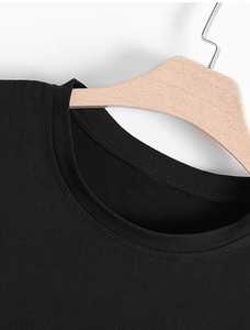 Printed <b>Crop</b> <b>Top</b> <b>Men's</b> Regular Fit Short Sleeve O-Neck Street Style Jersey T-Shirt Photo Pattern Front Logo Anti-Shrink - Product Image 5