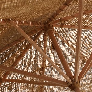 Parasols de plage en fibre de coco sur mesure pour la protection solaire, prix bas, parasols d'extérieur. - Product Image 4