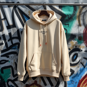 Sudadera con Capucha de Algodón Bordado, Sudadera Informal de Forro Polar, Ropa Urbana Cómoda, Sudadera Unisex, Suministro al por Mayor OEM - Product Image 4