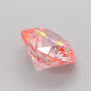 Diamant rose rond de 2 carats, coupe exquise, rare, de couleur fantaisie, brillant, diamant non monté pour une œuvre maîtresse de joaillerie de luxe sur mesure - Product Image 3