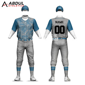 Professional Baseball Team Uniform Including Jersey Pants Custom Logo And Number Print Breathable Designed For Men Players - Product Image 5