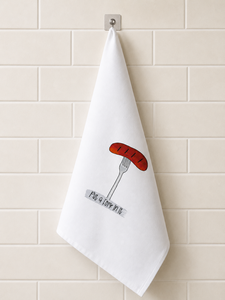 Lightweight Cotton Tea <b>Towel</b> Quick Dry Printed <b>Kitchen</b> <b>Hand</b> <b>Towel</b> Rectangle Home Use Custom Logo - Product Image 2