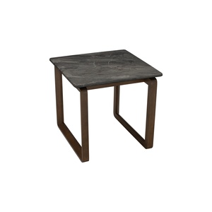 Modern Durable Minimalist Coffee <b>Table</b> Resin <b>Top</b> <b>Solid</b> <b>Wood</b> Base Curved Leg Design Living Room Home Furniture - Product Image 3