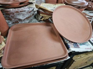 Platos de Servicio Modernos y de Lujo para Comida Rápida, de Arcilla Decorativa Auténtica con Diseño Tradicional Indio para Uso en Restaurantes y Cocinas, Juego de Tazas - Product Image 3