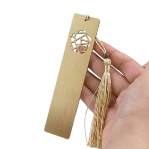 Custom Logo Bookmarks Unique Copper Blank Gold Plating Customizable Brass Metal Laser Engraving Multi-Functional Bulk Books - Product Image 5