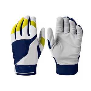 100% Pure Leather <b>Baseball</b> Batting <b>Gloves</b> Custom High Quality Customized Leather <b>Baseball</b> Batting <b>Gloves</b> - Product Image 5