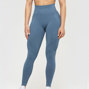 Ropa de Yoga para Mujer, Diseño de Cintura Media, Ajustada, Transpirable, de Secado Rápido, Tejida, para Gimnasio, Precio de Fábrica al Por Mayor 2026 - Product Image 1