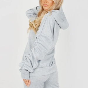 Conjunto Deportivo de Mujer, Estilo Flare, Invernal, Tejido Sólido Informal, Eleva tu Entrenamiento con Estilo y Comodidad - Product Image 4