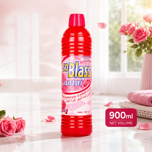 SoBlass Nettoyant pour sols antibactérien écologique 900 ml Liquide à base d'eau Varian Rose - Product Image 1