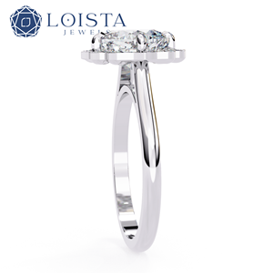 High Quality Solid Gold 14K/18K IGI Certified CVD HPHT <b>Cushion</b> Cut Lab Grown Diamond Solitaire Ring Unisex Wedding - Product Image 3