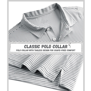 Polo décontracté pour homme 2026, couleur unie, anti-plis, 100 % coton, grande taille, tissu tricoté, tenue décontractée - Product Image 4