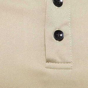 เสื้อโปโลผู้ชายคุณภาพสูง ผ้าฝ้ายแท้ 100% ทรงเข้ารูป แห้งเร็ว - Product Image 4