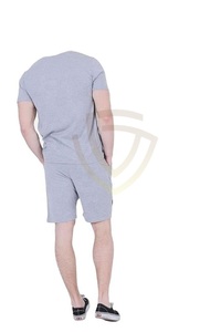 Nouveauté : Ensemble été homme deux pièces, conçu pour le confort, coton, look streetwear tendance, t-shirt et short - Product Image 3