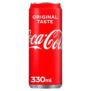 Coca-Cola Original Taste <b>Soft</b> <b>Drink</b> 330ml Can - Chilled Refreshing Carbonated Beverage for Wholesale Retail Parties ExportGlobal - Product Image 1