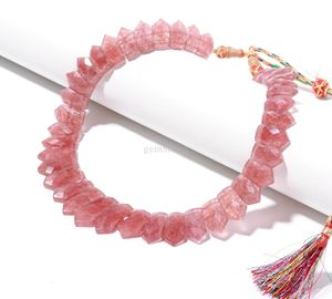 Gorgeous Strawberry Quartz Beaded <b>Necklace</b> For Women Handmade Pink Gemstone <b>Statement</b> Jewelry Natural Stone <b>Necklace</b> Elegant - Product Image 3
