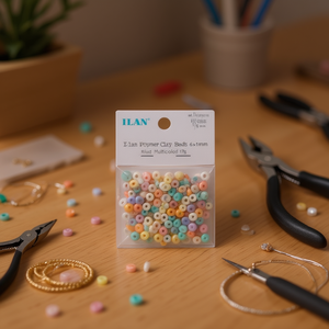 Perline in Argilla Polimerica Ilan 6x1mm Multicolore 17g - Product Image 2