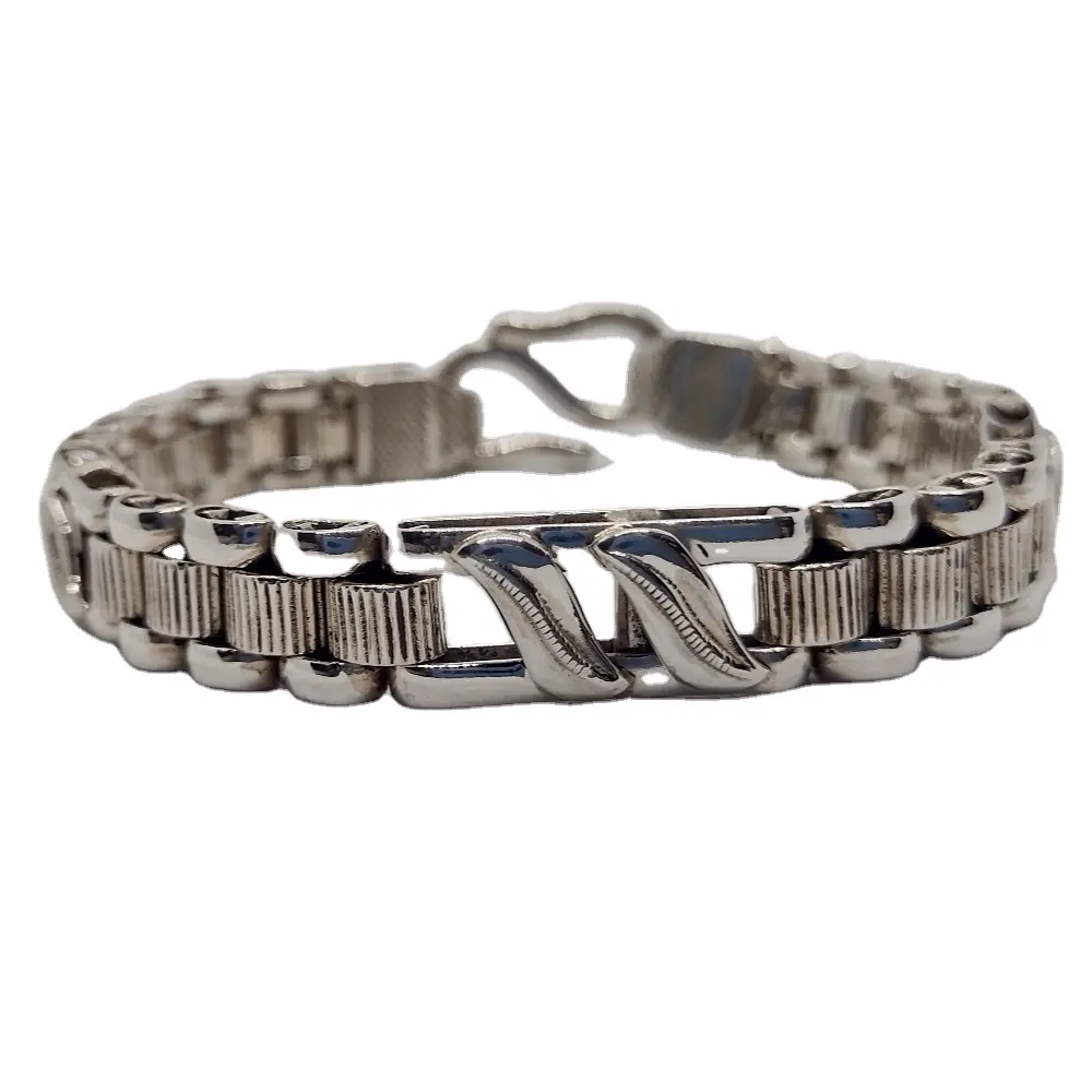 Cool Trending Bracelets For Men 925 Sterling Silver Middle Wrist Watch Band Style Bracelet Luxury Watchband bracelet for men