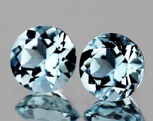 Aigue-marine bleue naturelle à l'éclat de feu [Parfaitement sans défaut - VVS] - Product Image 4