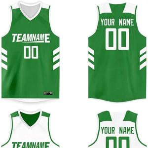 Custom Reversible Basketball Jersey Uniform with Team Name & Number Personalized Sports Vest-100% Cotton Breathable Unisex Adult - Product Image 2