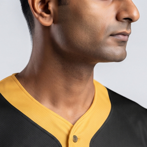 <b>Men's</b> Baseball Jersey Short Sleeve <b>Men</b> Baseball Jerseys Full Button Sublimated Printed <b>Men</b> Baseball Jersey - Product Image 4