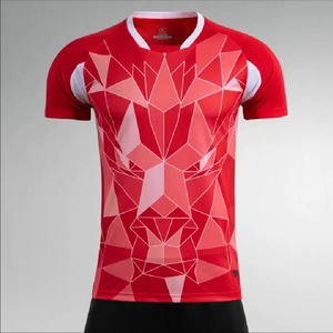 Camisetas de Fútbol Personalizadas 100% Poliéster Malla Transpirable Camisetas de Fútbol para Niños - Product Image 3