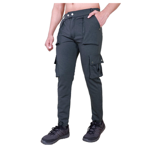 Pantalon Cargo Décontracté Homme Nouveau Design Style Urbain Jogger Sport Extérieur Personnalisable Logo Tendance Velours Côtelé Léger Mi-hauteur - Product Image 1