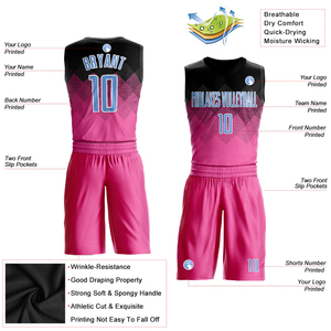 Derniers ensembles de maillots de basket-ball personnalisés pour jeunes, uniformes d'équipe unisexes par sublimation, respirants et à séchage rapide - Product Image 2