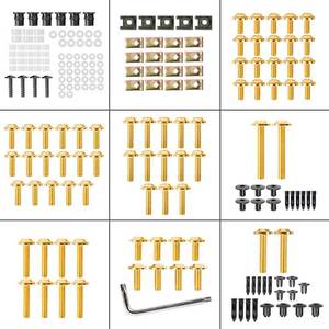 Kit de vis XXUN pour <span class=keywords><strong>BMW</strong></span> S1000RR S1000R S1000XR R <span class=keywords><strong>Nine</strong></span> <span class=keywords><strong>T</strong></span> R-nineT HP4 Accessoires de moto Kit complet de boulons de carénage - Product Image 4