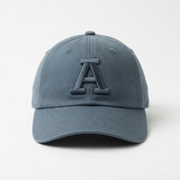 Casquette de baseball unisexe à 5 panneaux avec logo brodé en 3D sur le devant, ajustement réglable, en toile, style décontracté, pour adulte