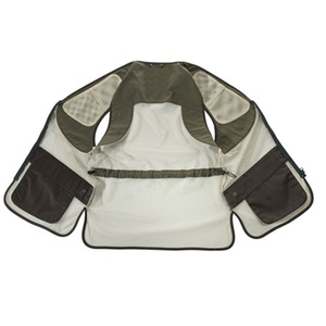 Chaleco de tiro al lomo unisex para adultos, ligero, de malla y cuero, transpirable, que absorbe la humedad, de alta calidad, para verano. - Product Image 2