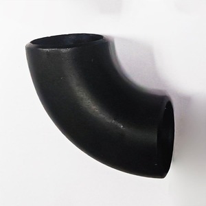 Codo de 90 Grados de Acero al Carbono Negro MS Soldado a Tope, Sch 40, Conector de Tubería Industrial Sin Costura Duradero para Suministro - Product Image 3