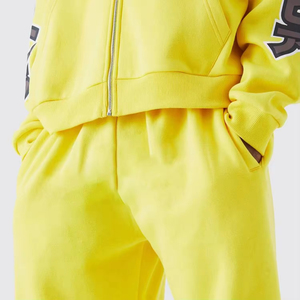 Pantalon de jogging plissé léger et décontracté pour homme, coupe ajustée, dernière mode, avec logo personnalisé, effet empilé, pour la course, délavé - Product Image 6