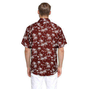 Chemises décontractées pour hommes à imprimé hawaïen, manches courtes, boutonnées, respirantes, séchage rapide, pour la plage et l'été – Collection Durable - Product Image 4