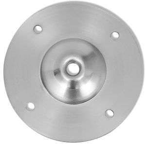 Ensemble de 2 pieds de table en fer nickel brossé, collection de pieds de meubles - Product Image 5