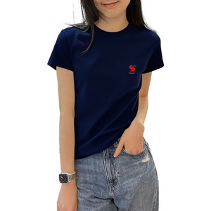 Solid Trader Best Selling Comfort Breathable Flexible Stitching Daily Essential Plain <b>Top</b> Trendy Fashionable Women Tee Shirt - Product Image 5